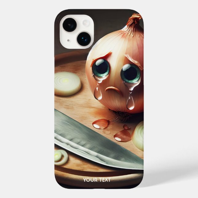Fantasy Cute Sad Onion Crying Case-Mate iPhone Case (Back)