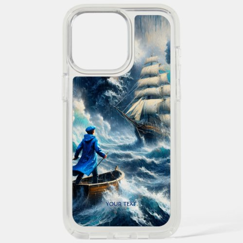 Fantasy Cute Sea Child Storm iPhone 15 Pro Max Case