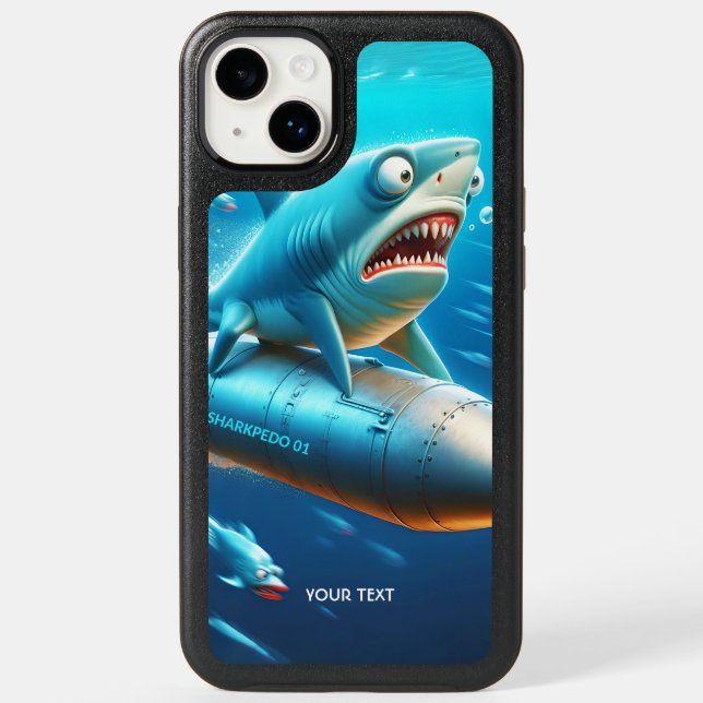 Fantasy Cute Shark Torpedo Sea Otterbox iPhone Case (Back)