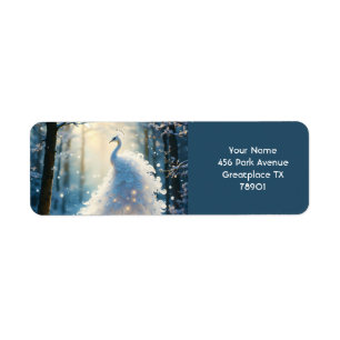 Fantasy Cute  Snow White Peacock Label