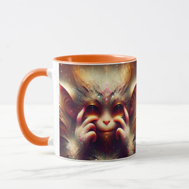 Fantasy Cute Strange Beautiful Creature Mug (Left)