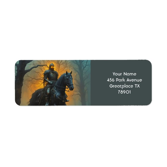 Fantasy Cute Stranger Horse Night Label (Front)