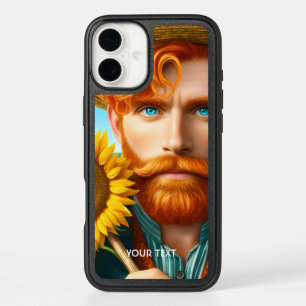 Fantasy Cute Sunflower Van Gogh iPhone 16 Plus Case