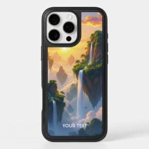 Fantasy Cute Sunset Islands Waterfalls iPhone 16 Pro Max Case