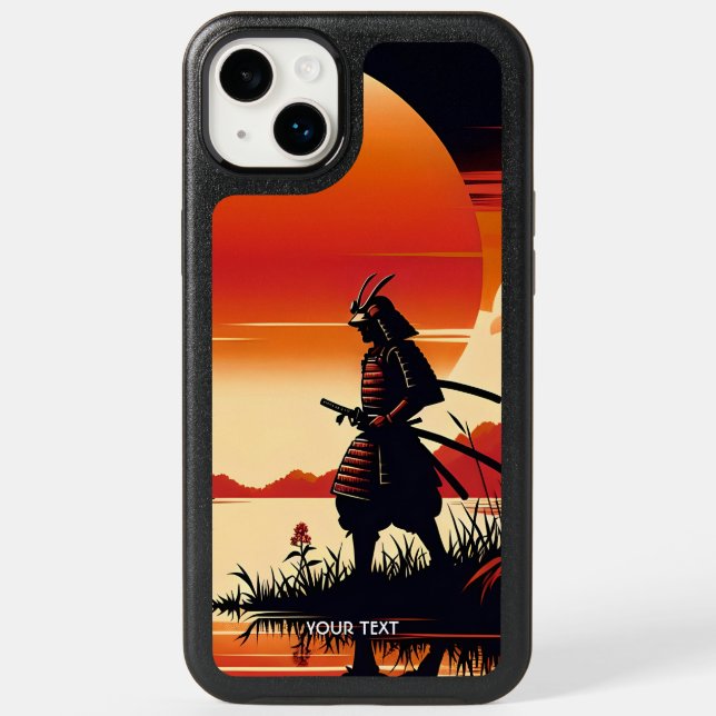 Fantasy Cute Sunset Samurai Sun Otterbox iPhone Case (Back)