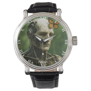 Fantasy Cute Surrealism Butterfly Face Watch