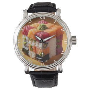 Fantasy Cute Sushi Small Cube Watch