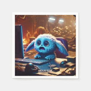 Fantasy Cute Sweet Little Monster Napkins