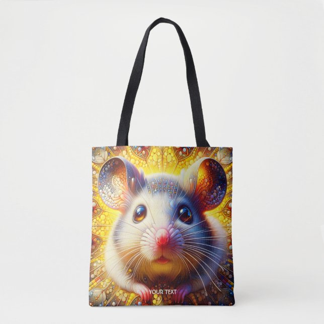 Fantasy Cute Sweet Surreal Mice  Tote Bag (Front)