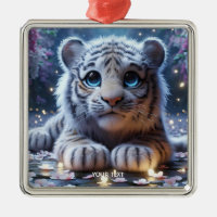 Fantasy Cute Tiger White Baby