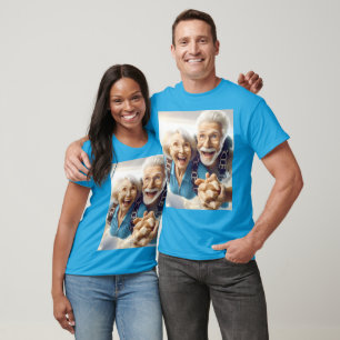 Fantasy Cute  Two People Skydiving T-Shirt