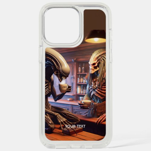 Fantasy Cute Two Strangers Coffee iPhone 15 Pro Max Case