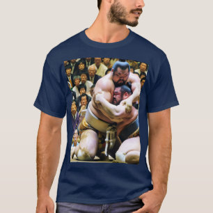 Fantasy Cute Two Sumo Wrestlers T-Shirt