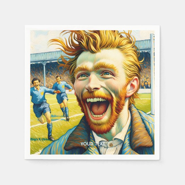 Fantasy Cute Vincent Van Goal Napkins (Front)