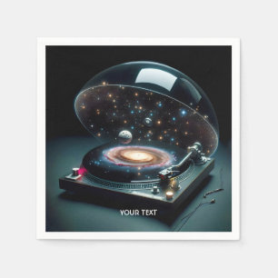 Fantasy Cute Vinyl Player Space Napkins