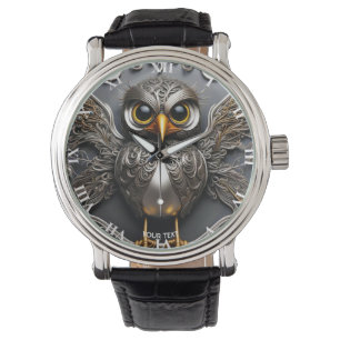 Fantasy Cute Vivid Art Deco Bird Watch
