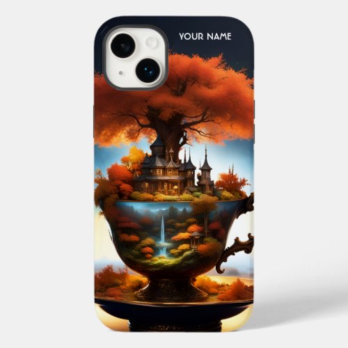 Fantasy Cute Vivid Autumn Wonders Cup Case_Mate iPhone 14 Plus Case