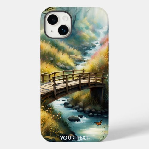Fantasy Cute Vivid Bridge Morning River Case_Mate iPhone 14 Plus Case