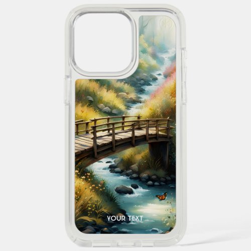 Fantasy Cute Vivid Bridge Morning River iPhone 15 Pro Max Case