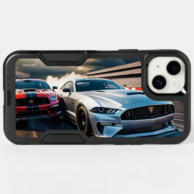 Fantasy Cute Vivid Cars Big Race Otterbox iPhone Case (Back Horizontal)