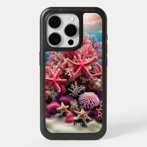 Fantasy Cute Vivid Coral Tree Seabed iPhone 15 Pro Case