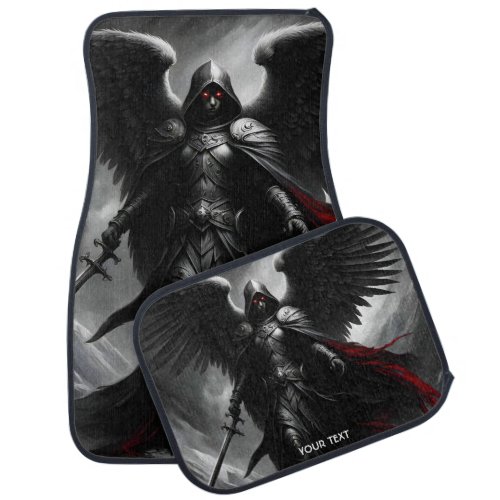 Fantasy Cute Vivid Dark Scary Angel Car Floor Mat