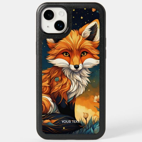 Fantasy Cute Vivid Fox Night Flowers OtterBox iPhone 14 Plus Case