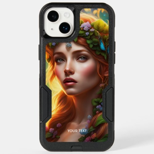 Fantasy Cute Vivid Girl Flowers Butterflies OtterBox iPhone 14 Plus Case