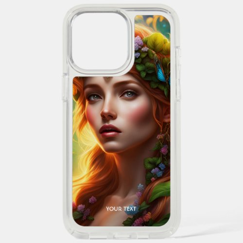 Fantasy Cute Vivid Girl Flowers Butterflies iPhone 15 Pro Max Case