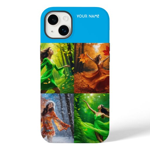 Fantasy Cute Vivid Girl Four Seasons Case-Mate iPhone 14 Plus Case