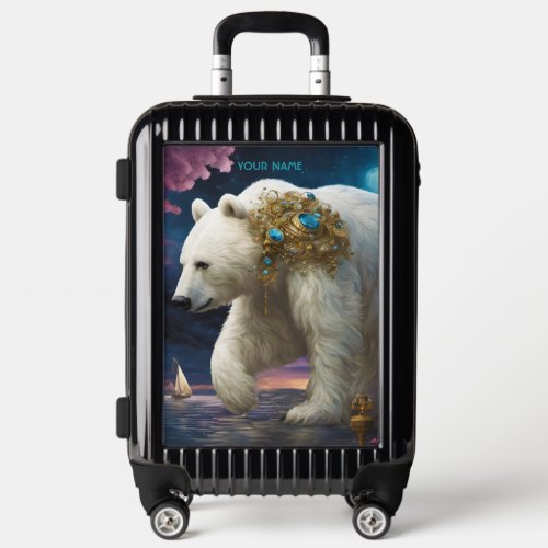 Fantasy Cute Vivid Great Polar Bear Luggage
