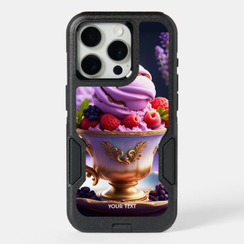 Fantasy Cute Vivid Ice Cream Cup iPhone 15 Pro Case