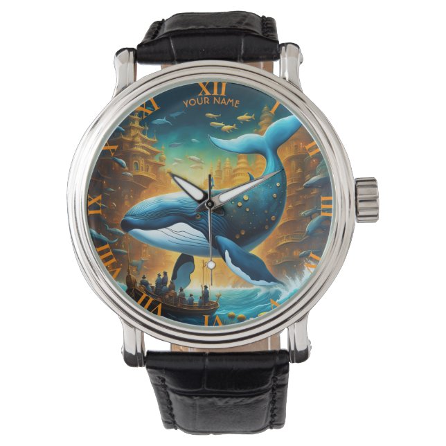 Fantasy Cute Vivid Majestic Great Whale Watch (Front)