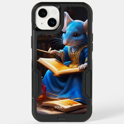 Fantasy Cute Vivid Mouse Book Wizard OtterBox iPhone 14 Plus Case