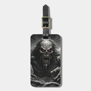 Fantasy Cute Vivid Scary Horror Creature Luggage Tag