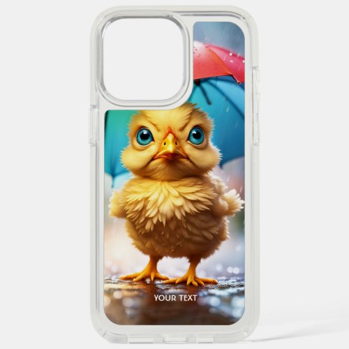 Fantasy Cute Vivid Spring Rain Chicken iPhone 15 Pro Max Case