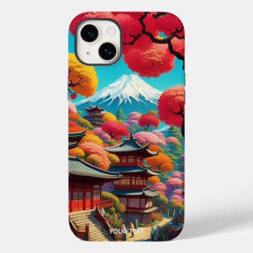 Fantasy Cute Vivid Vibrant Japanese Landscape Case_Mate iPhone 14 Plus Case