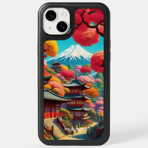 Fantasy Cute Vivid Vibrant Japanese Landscape OtterBox iPhone 14 Plus Case