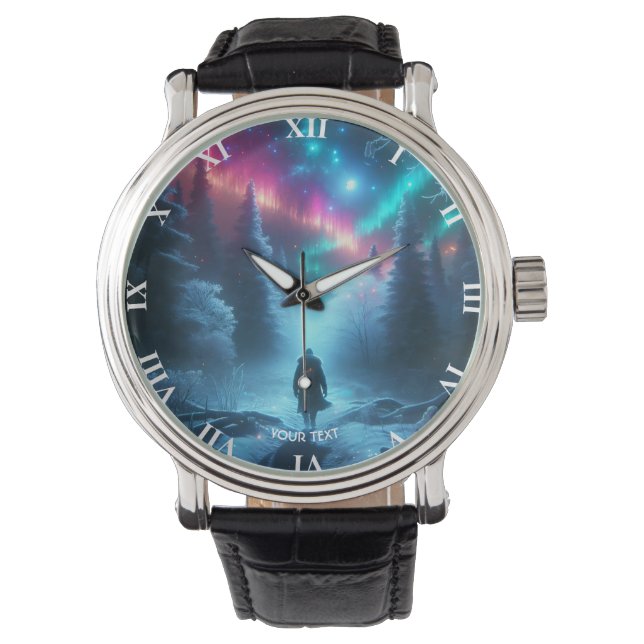 Fantasy Cute Winter Path Snow Watch (Front)