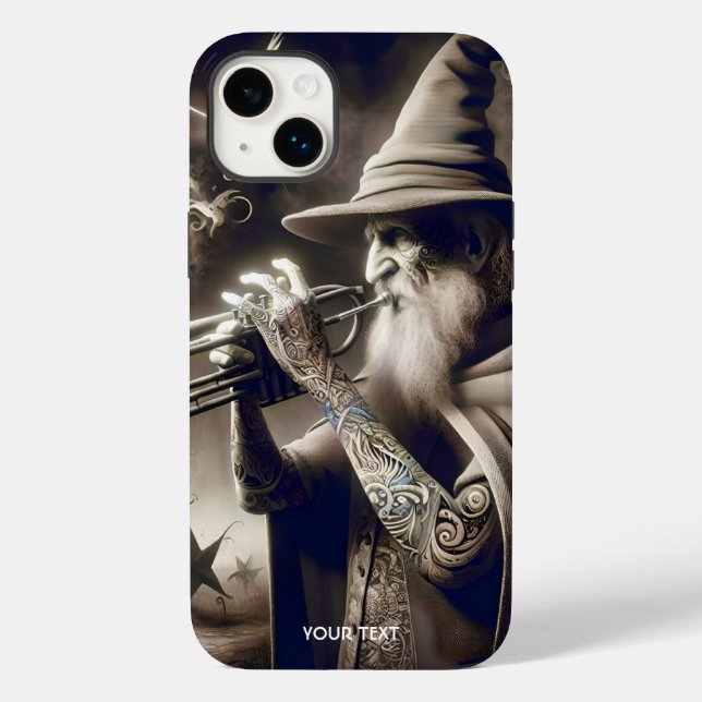 Fantasy Cute Wizard Trumpet Forest Case-Mate iPhone Case (Back)