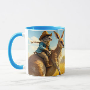 Fantasy Cute Wombat Kangaroo Koala Mug