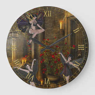 Fantasy Dancing on the Balcony Wall Clock