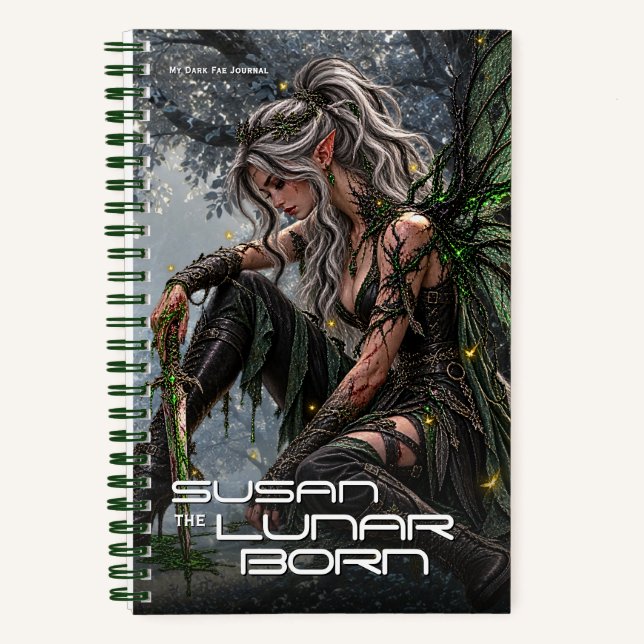 Fantasy Dark Fae Notebook (Front)