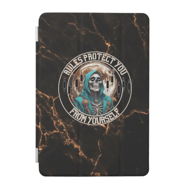 Fantasy Design marble | Grim Reaper | Motivation iPad Mini Cover (Front)
