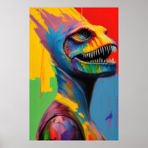 Fantasy Dinosaur Hybrid Cyborg T-Rex Sci-Fi Art