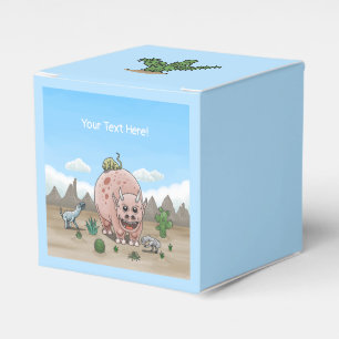 Fantasy Dinosaurs Favor Boxes