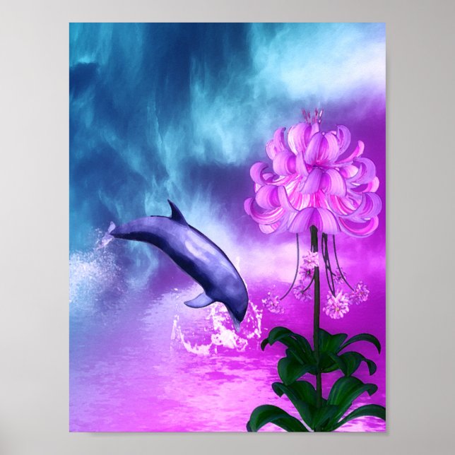 Fantasy Dolphin Poster (Front)