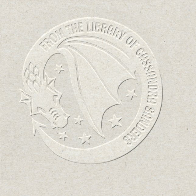 Fantasy Dragon Among Stars From the Library of Embosser (Creator Uploaded)