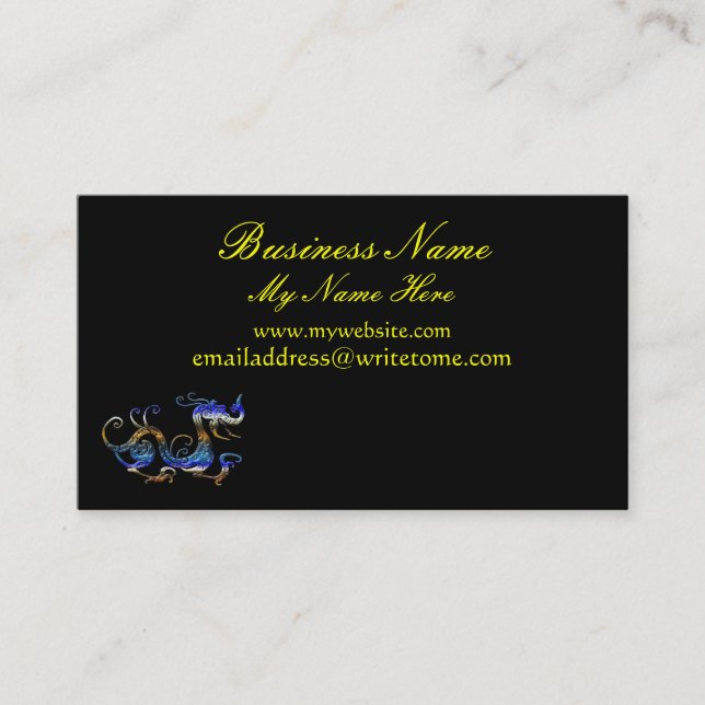 FANTASY DRAGON Business Cards (Front)