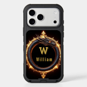 ✨ Fantasy Dragon Custom Name Ring iPhone 17 Pro Max Case